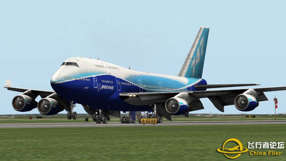 默认波音747原厂涂装-8039 
