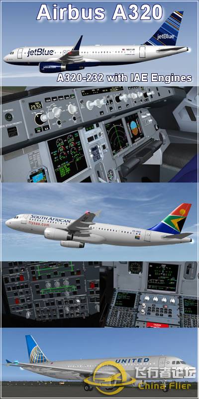 [X-Plane10] - Airbus A320-232 IAE Engine v2.02-706 