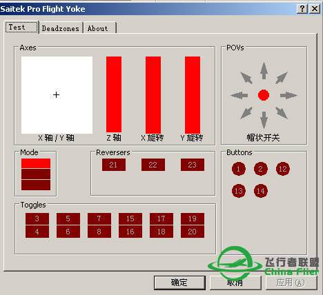 民航摇杆YOKE和脚舵在微软模拟飞行10（FSX）里设置方法-7429 