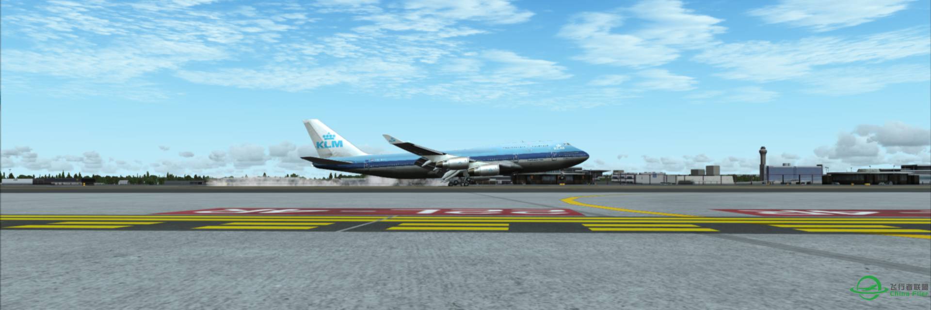 KLM荷兰皇家航空老涂装 圣马丁直飞 纽瓦克自由国际机场-9630 