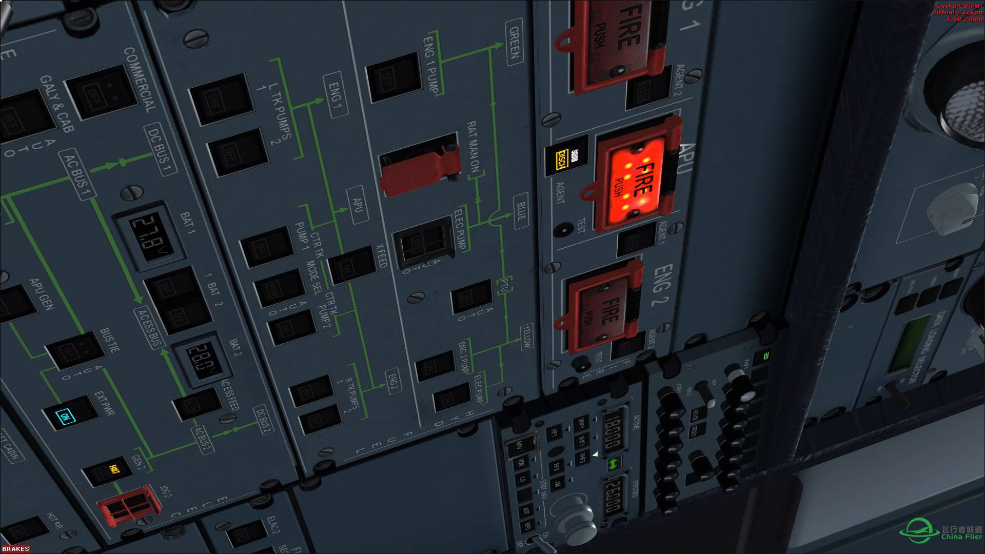 试飞坠吼的空客 FLIGHT SIM LABS A320 CFM/IAE-4819 