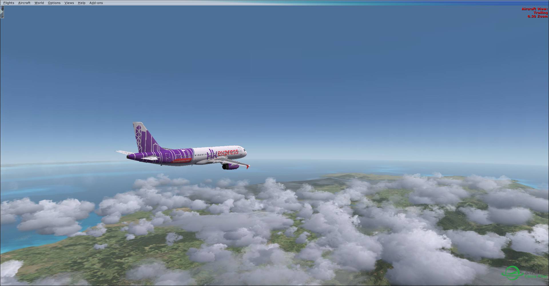 UO1600 Airbus A320 香港國際機場-日本福岡國際機場-1721 