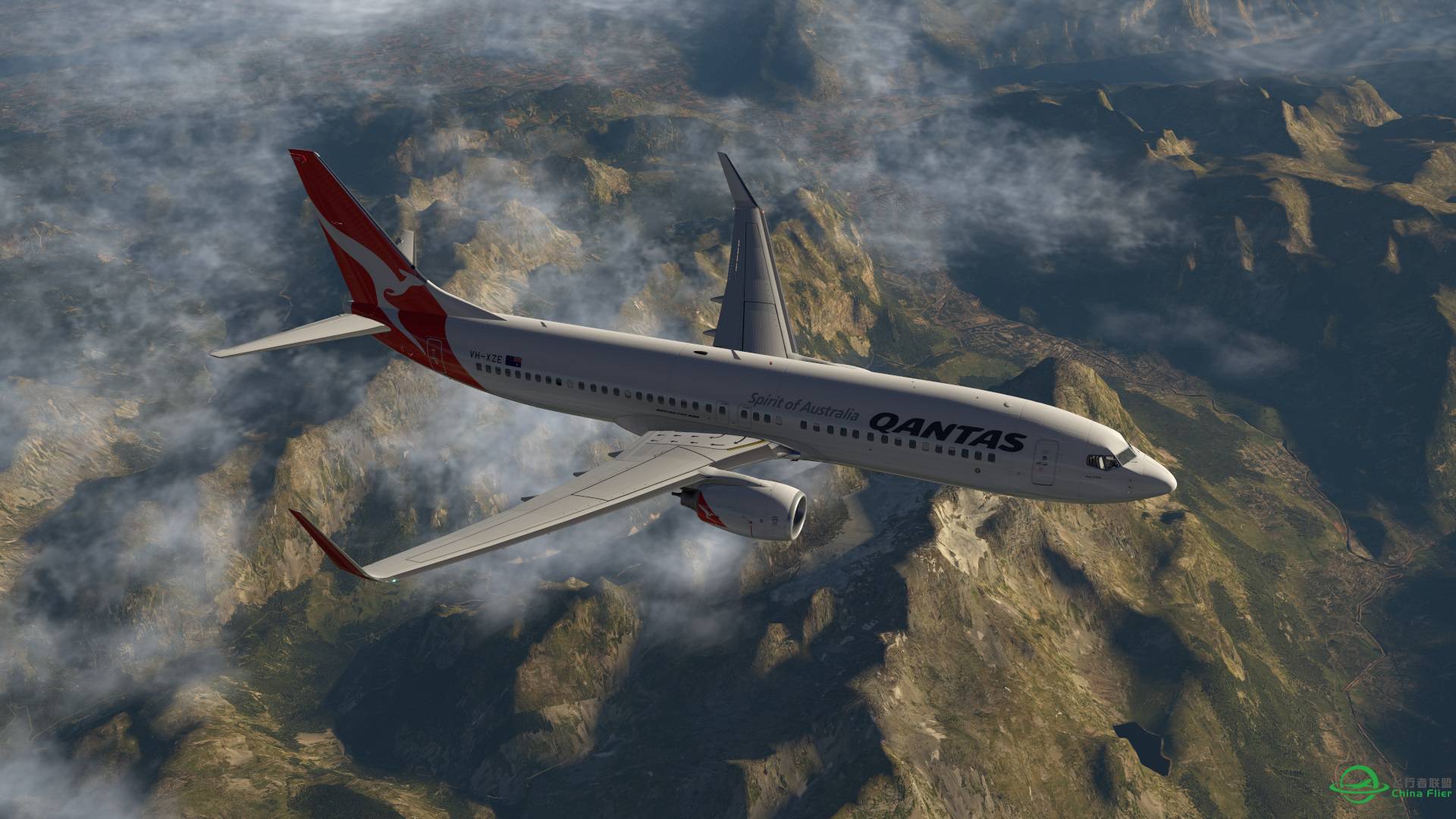 飞跃阿尔卑斯山 X-plane 11-3080 