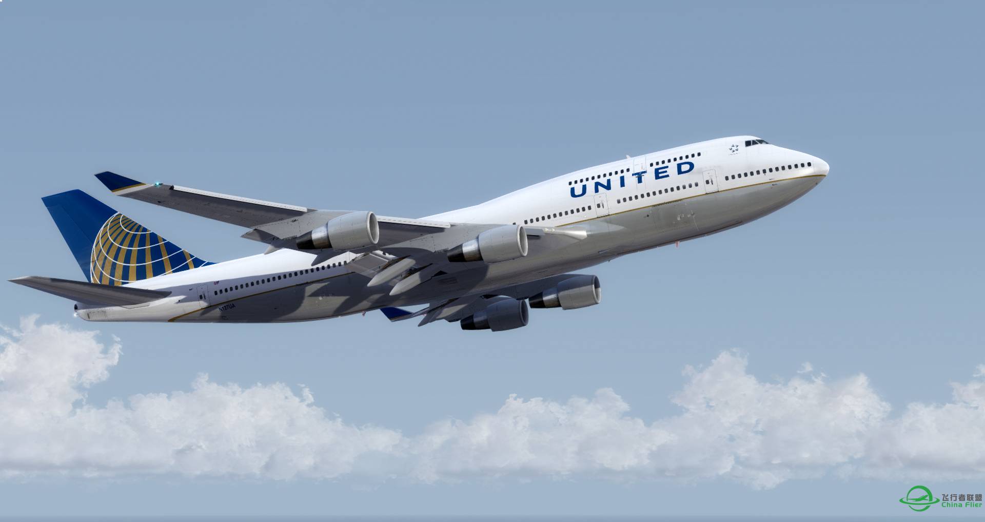 Prepar3D v4 美联航747 延时记录 ZASM_ZSWZ【超清1920】-5022 