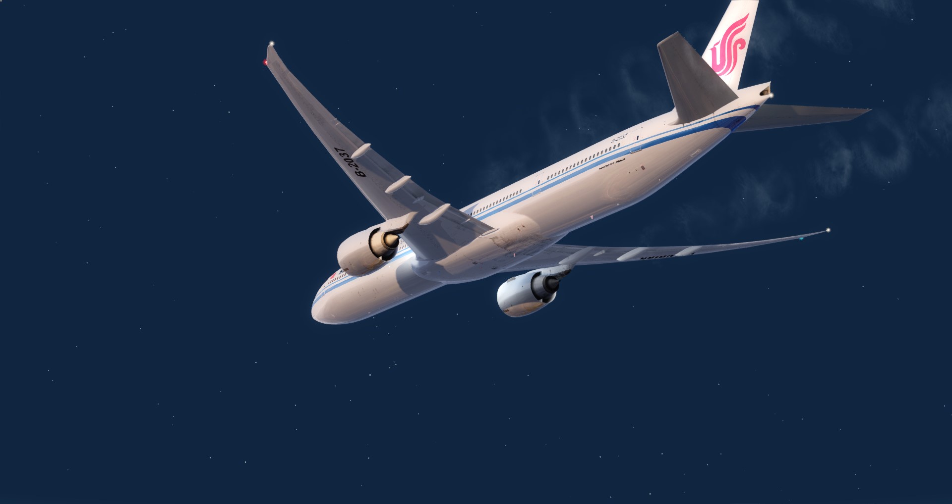 P3D V4 77W Air China ZBAA-CYUL-6093 