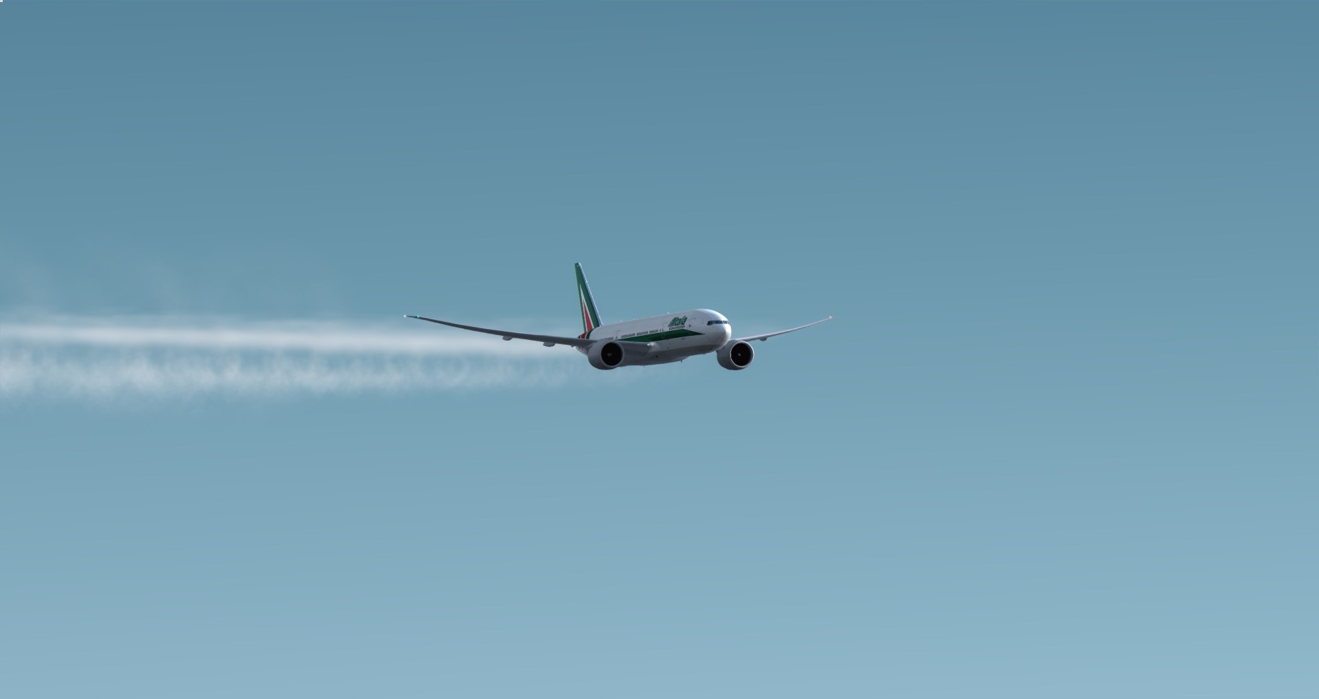 P3D V4 77L Alitalia VHHH-LIRF-5566 
