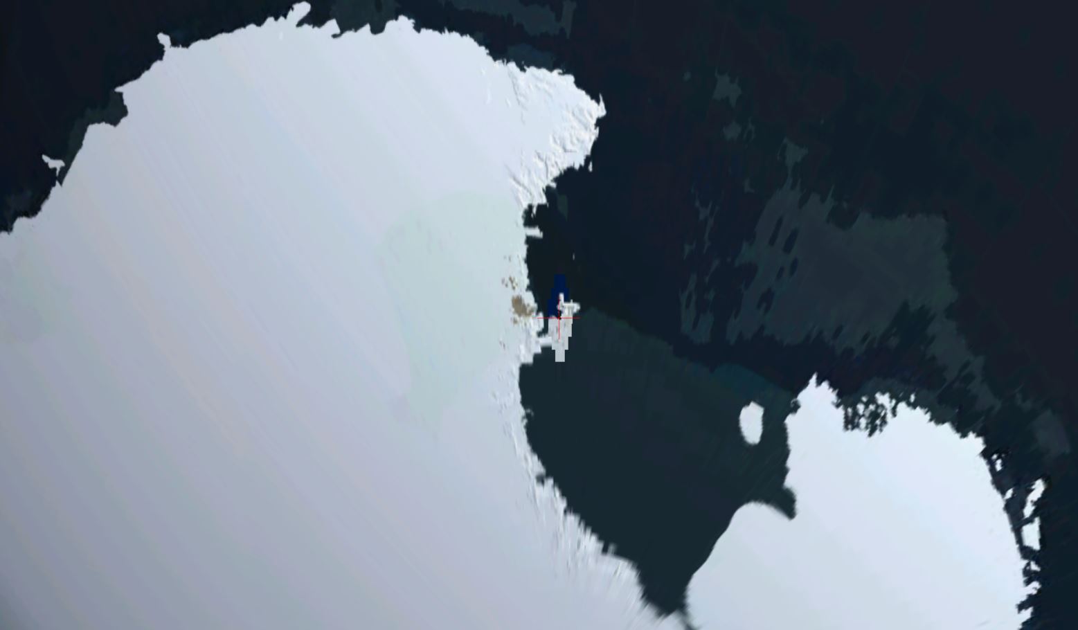 南极大陆旁怎么有两条冰做的跑道?-5719 