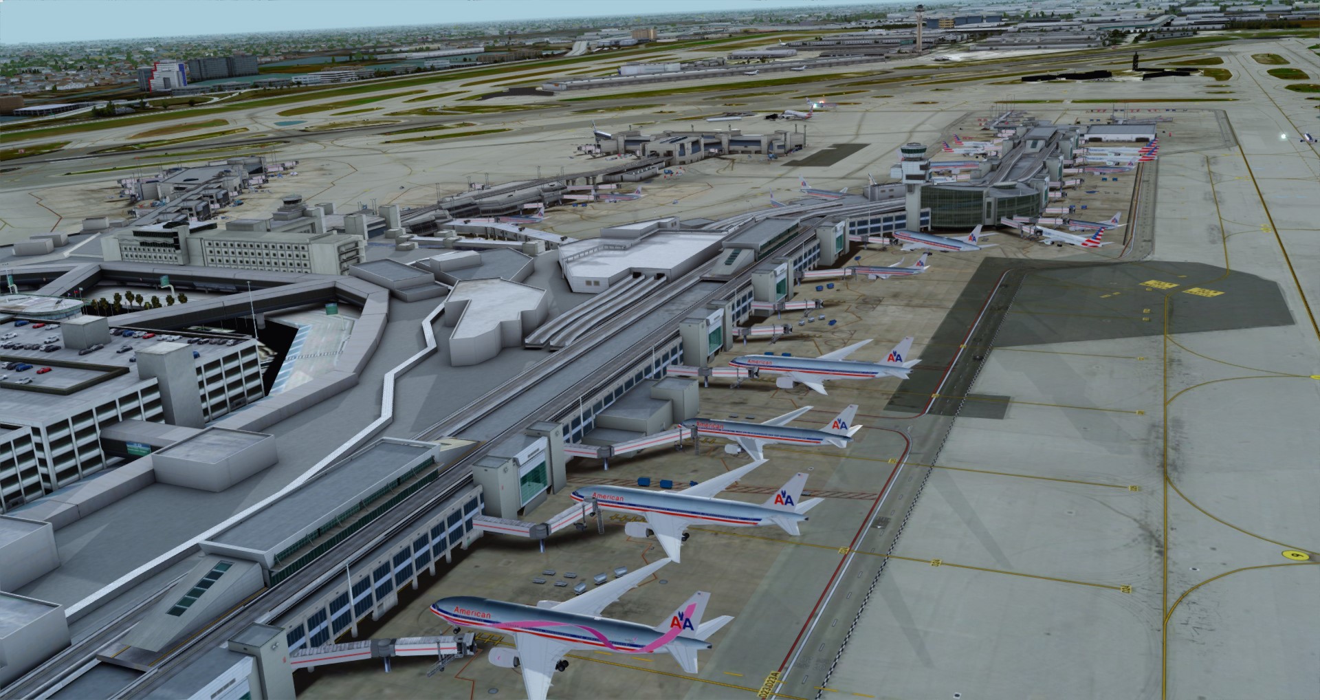 P3D V4 77W Air Canada CYUL-KMIA-7141 