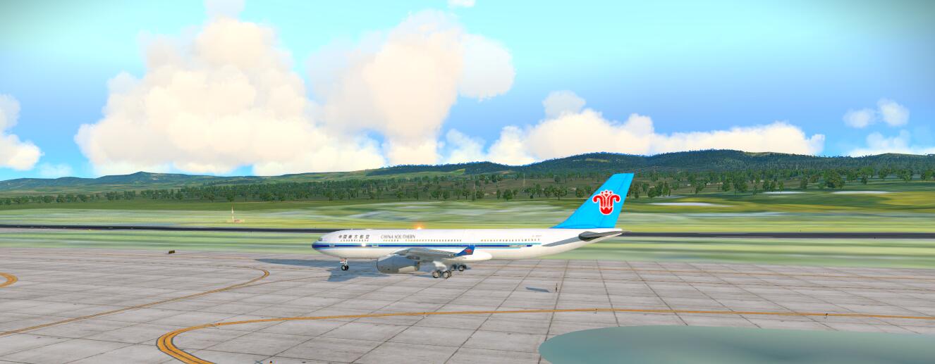 X-Plane11美图昆明起飞落地丽江-9162 