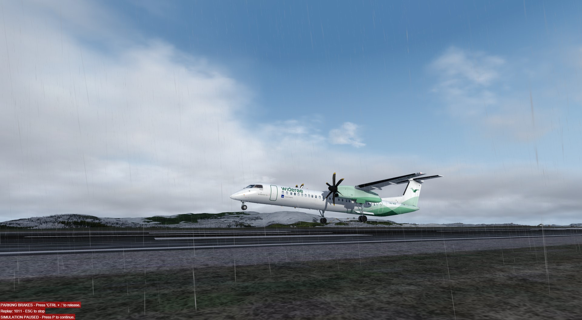 挪威村村通之 DASH8 Q400-7263 