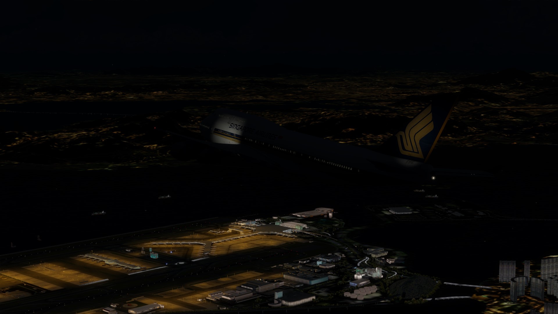 新航744 VHHH-VHHX调机飞行-2361 