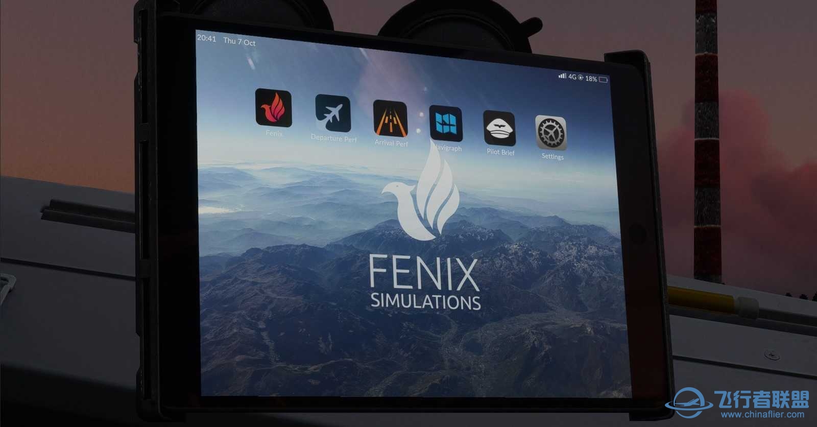 Fenix Simulations  A320 EFB-7108 