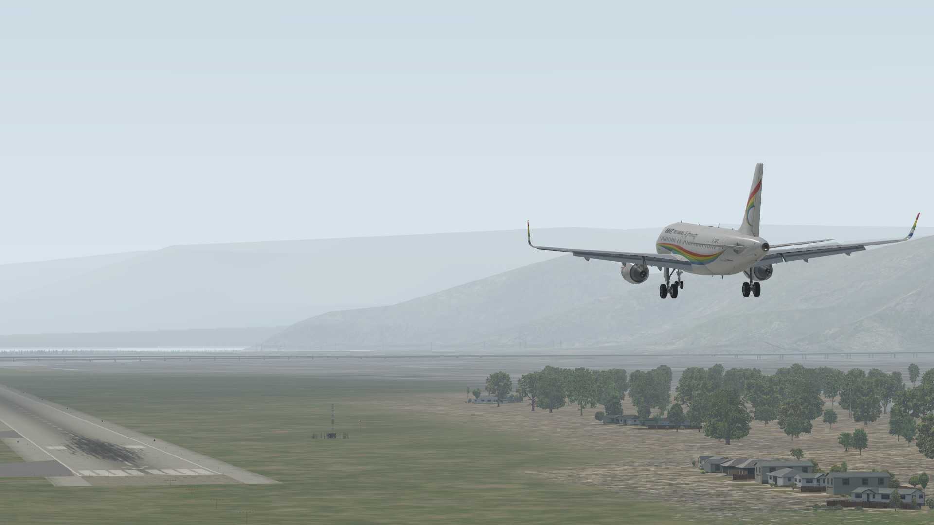 第二次去拉萨：Tl319西藏航空落地拉萨贡嘎-7568 