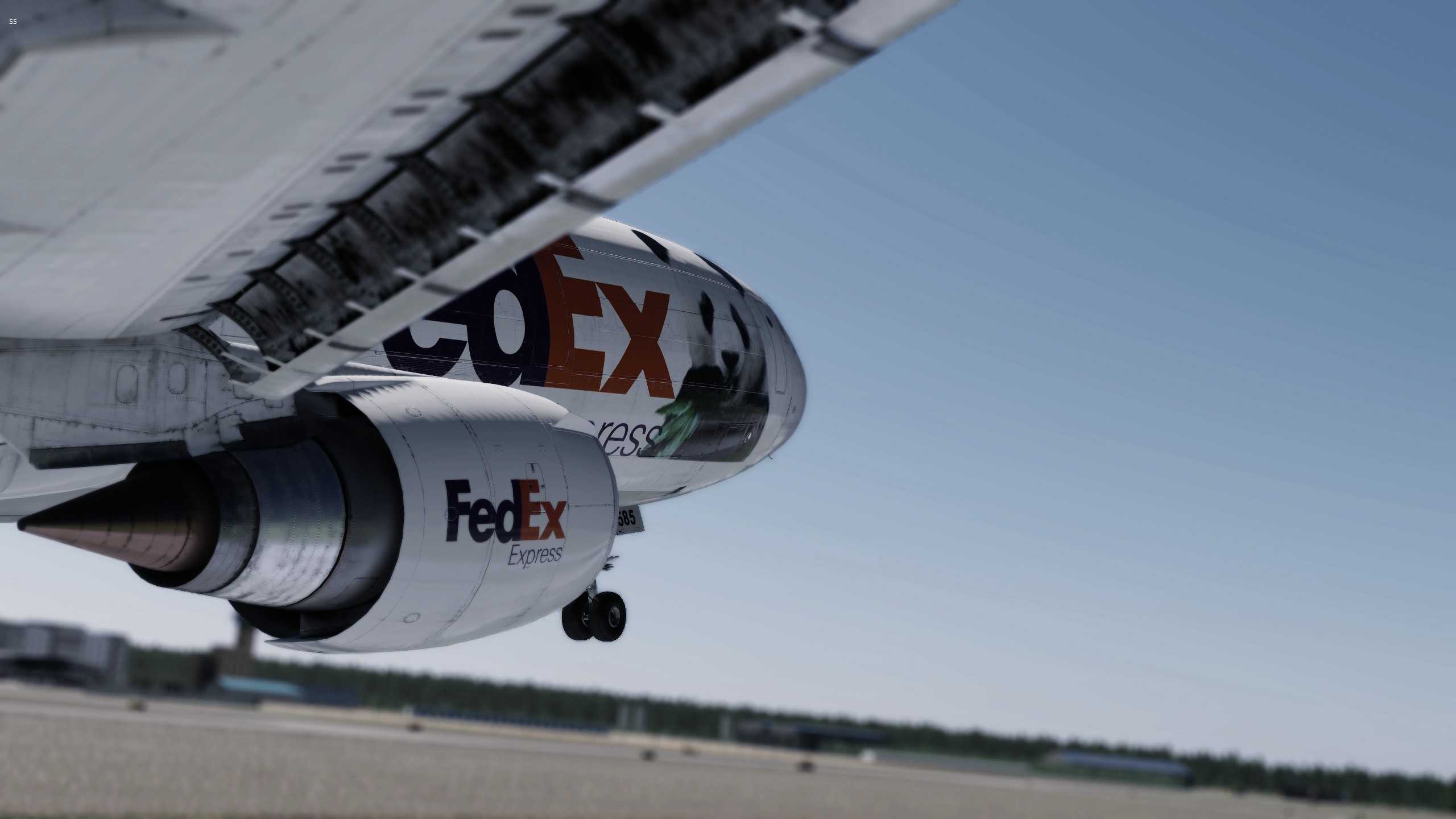 顶级画质下的XPLANE11，显卡在燃烧，电脑要爆炸！-1190 