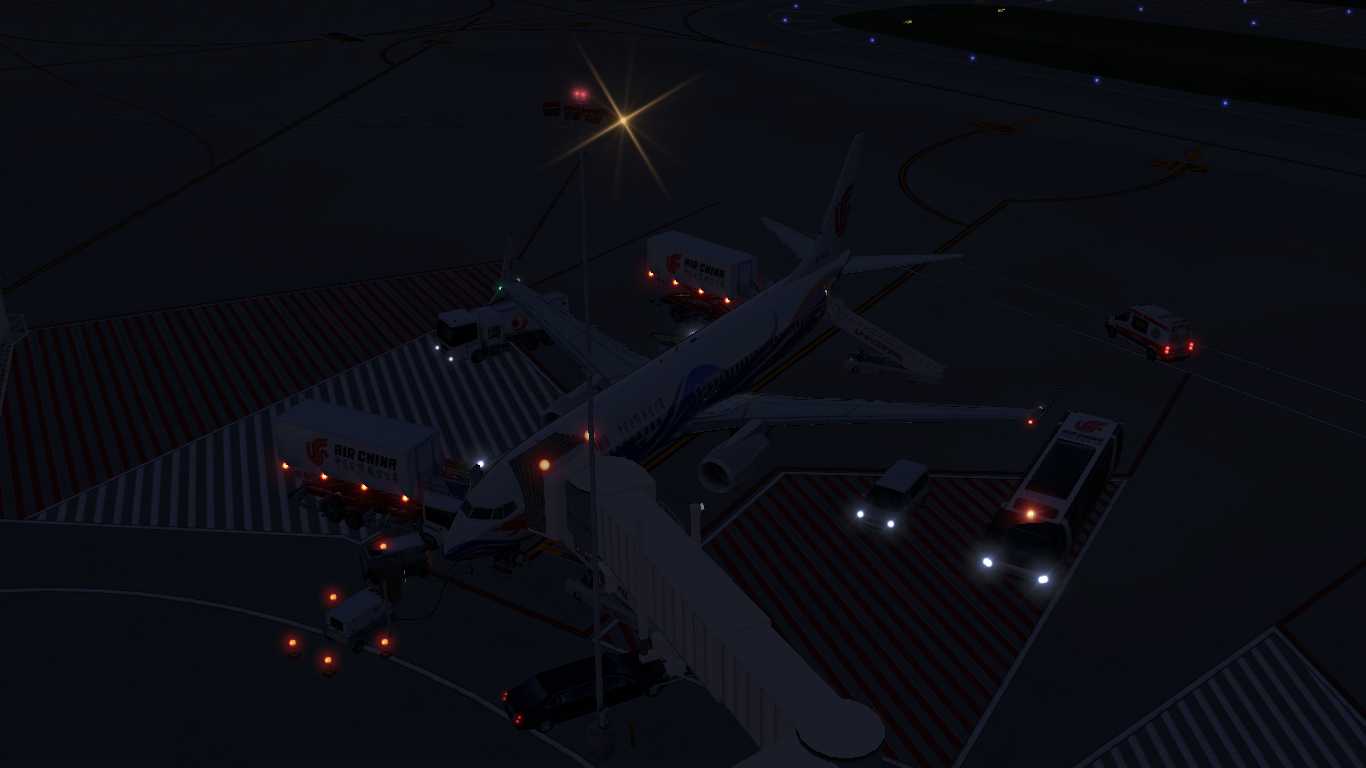 【X-Plane 11】北京首都国际机场黄昏降落-6674 