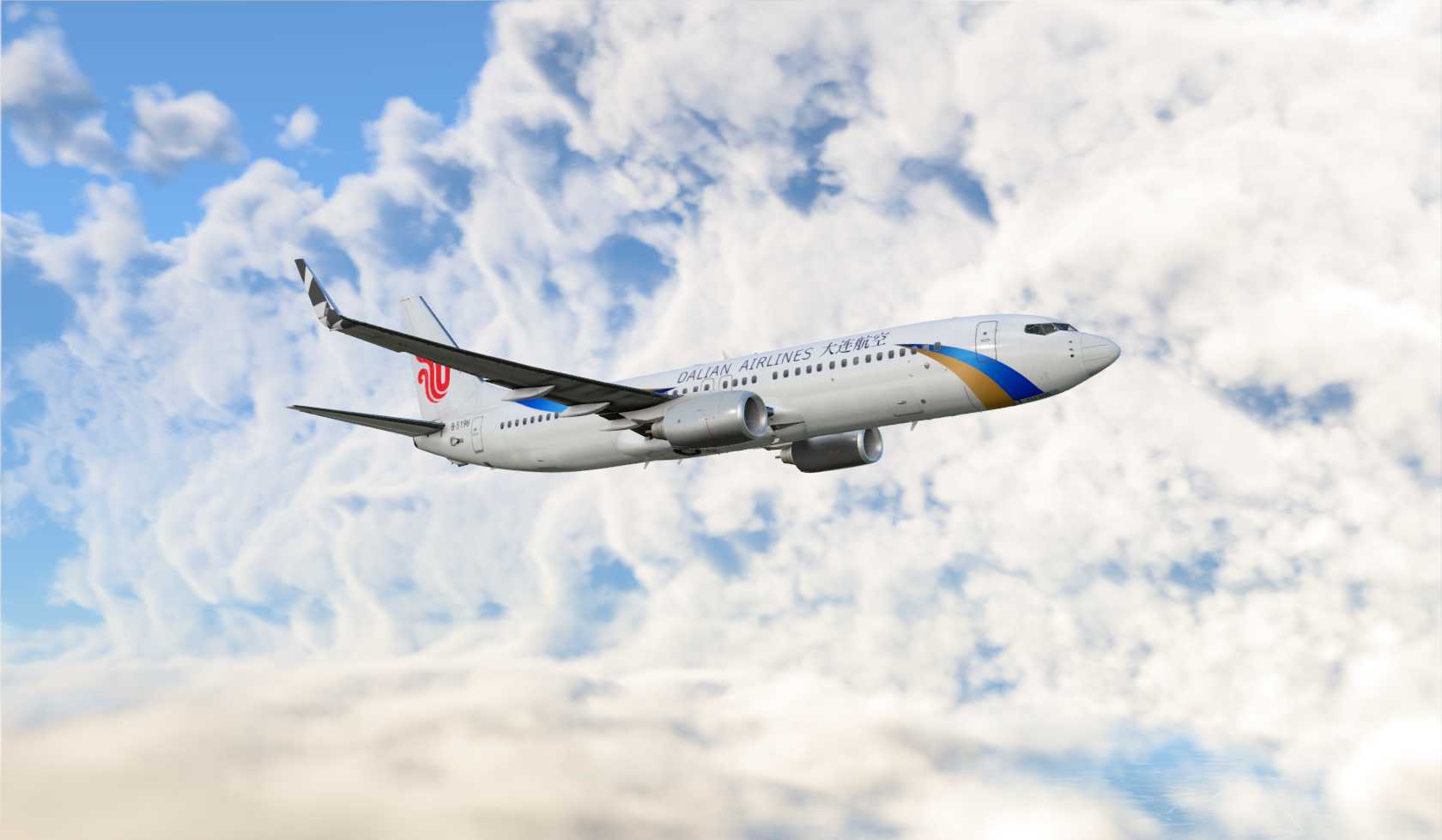 XP12 日常飞行 体积云比XP11的好看多了-4959 