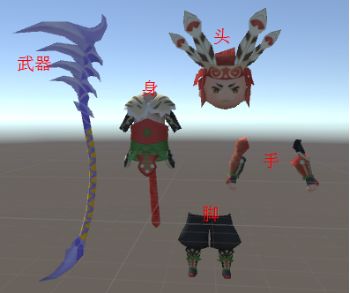 程序丨如何用Unity3D实现游戏中的角色换装?-2052 
