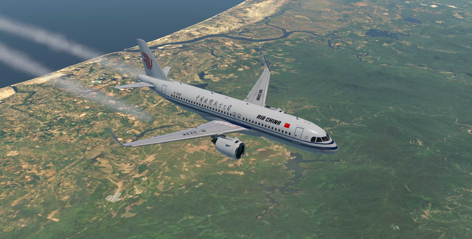 A320飞行美图HX765-9437 
