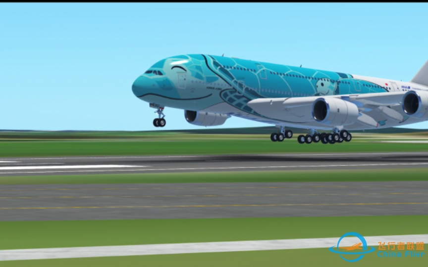 『infinite flight』一架A380の辣鸡着陆-567 