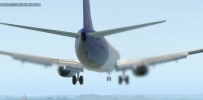 738飞行图片。落地深圳16