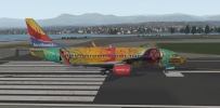 卡通系列IXEG733 LFMN-LFBO（刚下的论坛机场，里面飞机什么鬼）